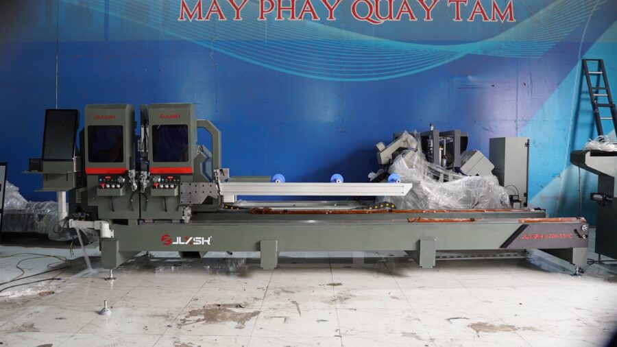Alternative view of Máy Cắt Hai Đầu Thông Minh JLX-22Di-550C (Lưỡi 550) – Định Vị CNC Chính Xác Vượt Trội